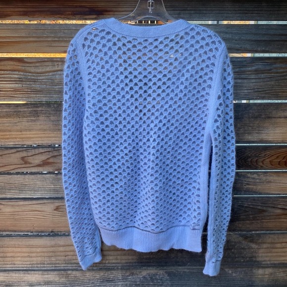 Juicy Couture Cornflower Blue Angora Cardigan - XL - Picture 4 of 7